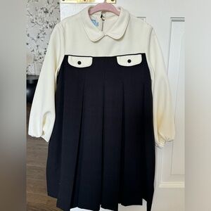 Mimisol black and white pocket dress. Size 3 & 6 available